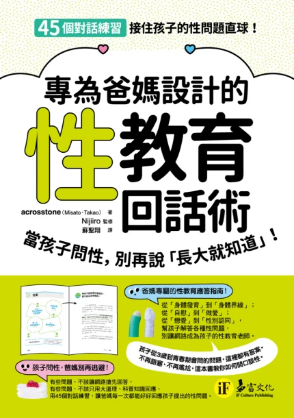 專為爸媽設計的性教育回話術：當孩子問性，別再說「長大就知道」    思春期の性と恋愛　子どもたちの頭の中がこんなことになってるなんて！